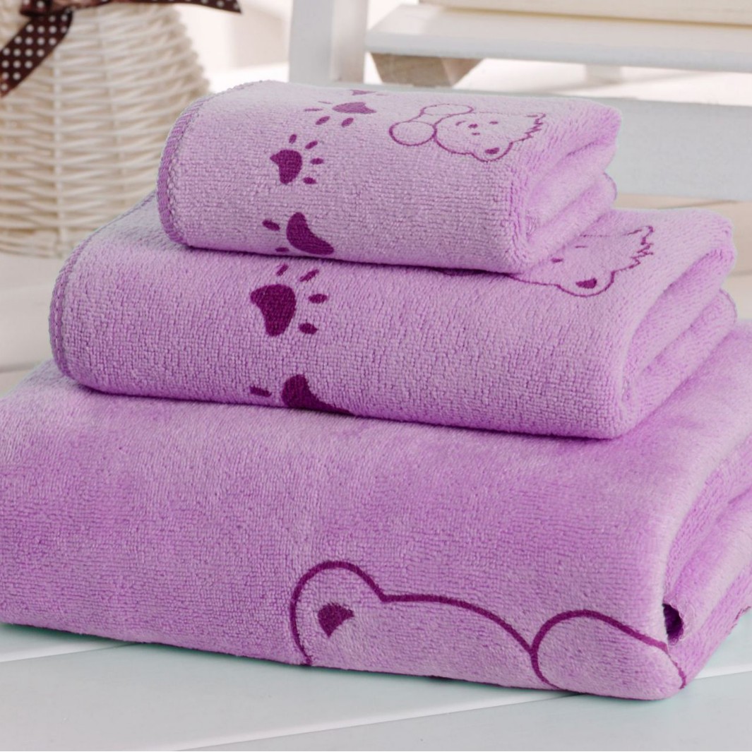 Baby Products For Face - 3 adet Karikatür Ayı Bebek Banyo